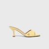 Mules in pelle