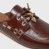 Mules in pelle