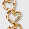 Orecchini a cuore asimmetrici Orecchini a cuore asimmetrici