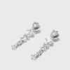 Orecchini a cuore con strass Orecchini a cuore con strass