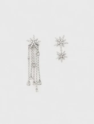 Orecchini a stella con strass