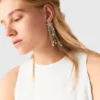 Orecchini a stella con strass Orecchini a stella con strass