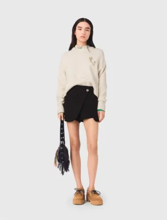 Pantaloncini da completo con effetto a strati