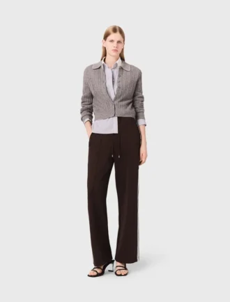 Pantaloni a righe diritte