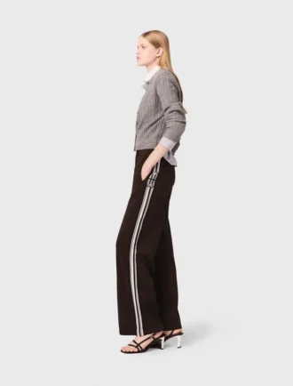 Pantaloni a righe diritte