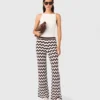 Pantaloni all’uncinetto a zigzag