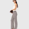 Pantaloni all’uncinetto a zigzag