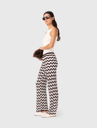 Pantaloni all’uncinetto a zigzag Pantaloni all’uncinetto a zigzag