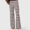 Pantaloni all’uncinetto a zigzag