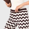 Pantaloni all’uncinetto a zigzag