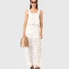 Pantaloni all’uncinetto con specchietti