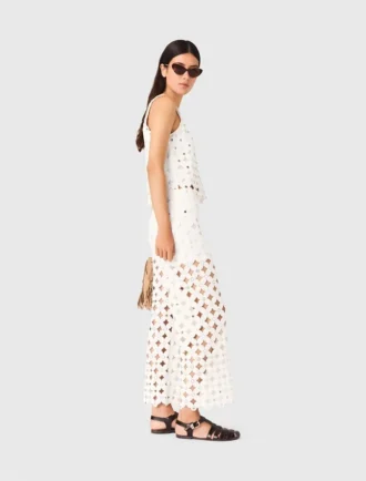 Pantaloni all’uncinetto con specchietti