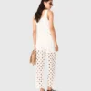 Pantaloni all’uncinetto con specchietti