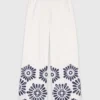 Pantaloni con dettagli all’uncinetto Pantaloni con dettagli all’uncinetto