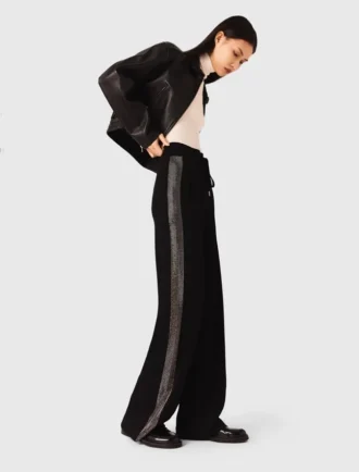 Pantaloni con fascia in strass Pantaloni con fascia in strass