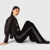 Pantaloni con fascia in strass Pantaloni con fascia in strass