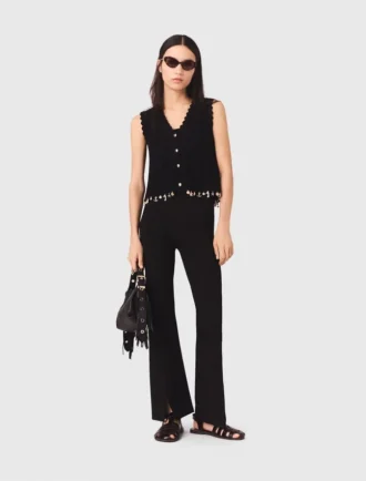 Pantaloni con spacchi