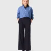 Pantaloni da completo a gamba larga