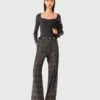 Pantaloni da completo a quadri