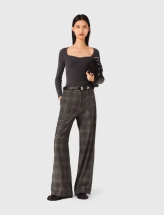 Pantaloni da completo a quadri