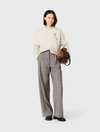 Pantaloni da completo a quadri