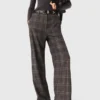Pantaloni da completo a quadri
