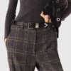 Pantaloni da completo a quadri