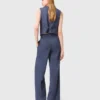 Pantaloni da completo con pieghe e strass Pantaloni da completo con pieghe e strass