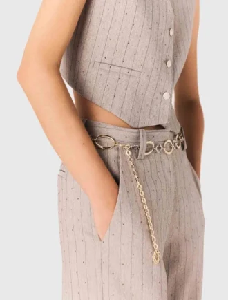 Cintura gioiello con maglie Clover