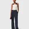 Pantaloni da completo gessati