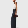 Pantaloni da completo gessati