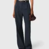 Pantaloni da completo gessati