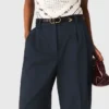 Pantaloni da completo gessati