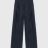 Pantaloni da completo gessati