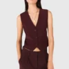 Pantaloni da completo sartoriali a vita alta