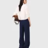 Pantaloni da marinaio in misto lino Pantaloni da marinaio in misto lino