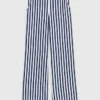 Pantaloni da marinaio in misto lino