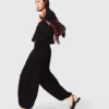 Pantaloni harem metallizzati