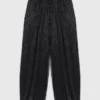 Pantaloni harem metallizzati