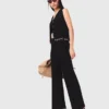 Pantaloni in maglia con gioielli