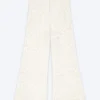 Pantaloni in pizzo guipure