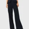 Pantaloni in tweed a gamba dritta