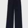 Pantaloni in tweed a gamba dritta