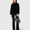 Pantaloni in velluto elasticizzato
