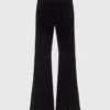Pantaloni in velluto elasticizzato