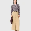 Pantaloni larghi in cotone