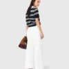 Pantaloni larghi in cotone