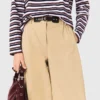 Pantaloni larghi in cotone