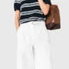 Pantaloni larghi in cotone