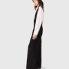 Pantaloni ricamati con bretelle